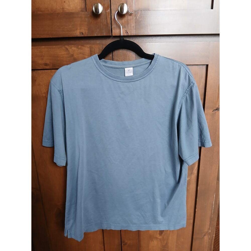 Peruvian Collection 100% Pima Cotton Tee Light Blue Men’s Large Soft Premium